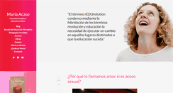 Desktop Screenshot of mariaacaso.es