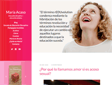 Tablet Screenshot of mariaacaso.es